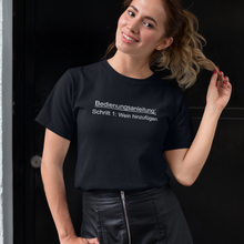 Laden Sie das Bild in den Galerie-Viewer, Bedienungsanleitung - T-Shirt Damen