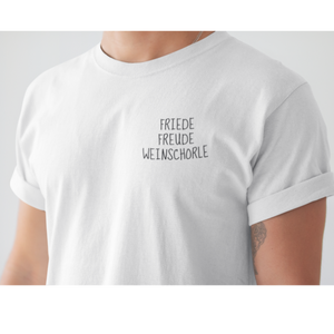 Friede Freude Weinschorle - T-Shirt Herren