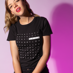 Lösungswort Wein - T-Shirt Damen