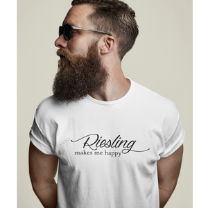 Riesling makes me happy - T-Shirt Herren