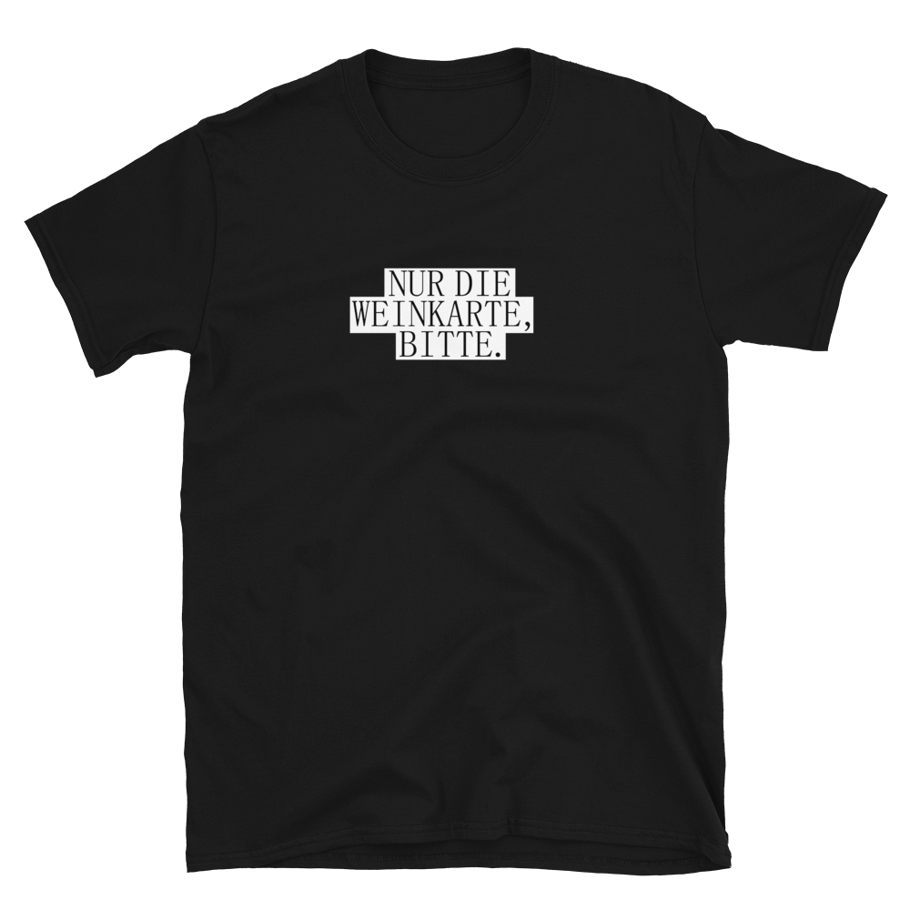 Weinkarte - T-Shirt Herren