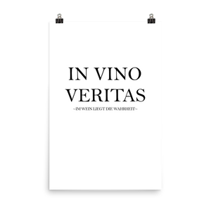 In vino veritas - Wandbild ohne Rahmen