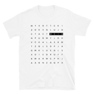 Lösungswort Wein - T-Shirt Herren