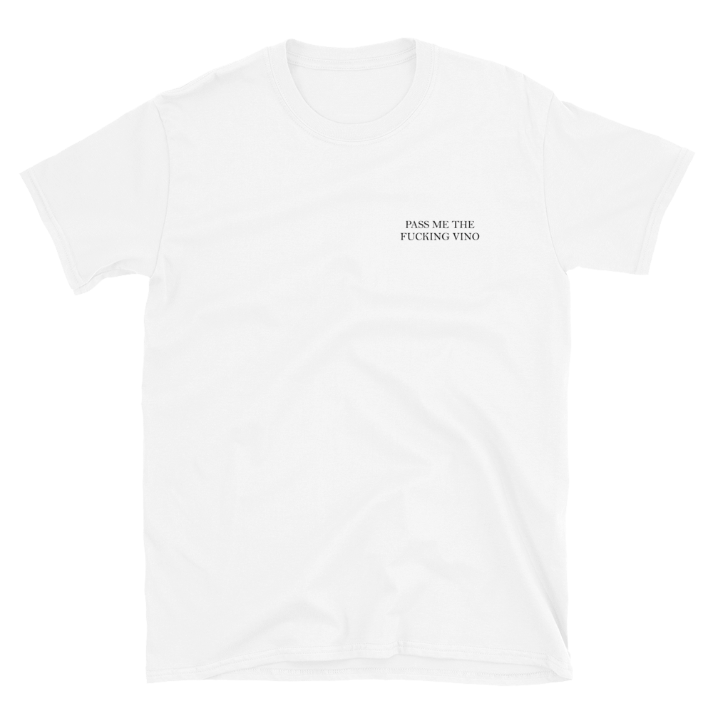 Pass me the fucking vino - T-Shirt Herren