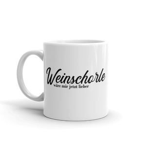 Weinschorle wäre mir jetzt lieber - Tasse