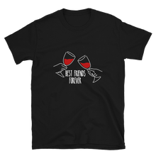 Laden Sie das Bild in den Galerie-Viewer, Wine loving best friends forever - T-Shirt Damen