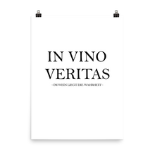 Laden Sie das Bild in den Galerie-Viewer, In vino veritas - Wandbild ohne Rahmen