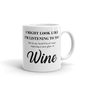 In Gedanken bei Wein - Tasse