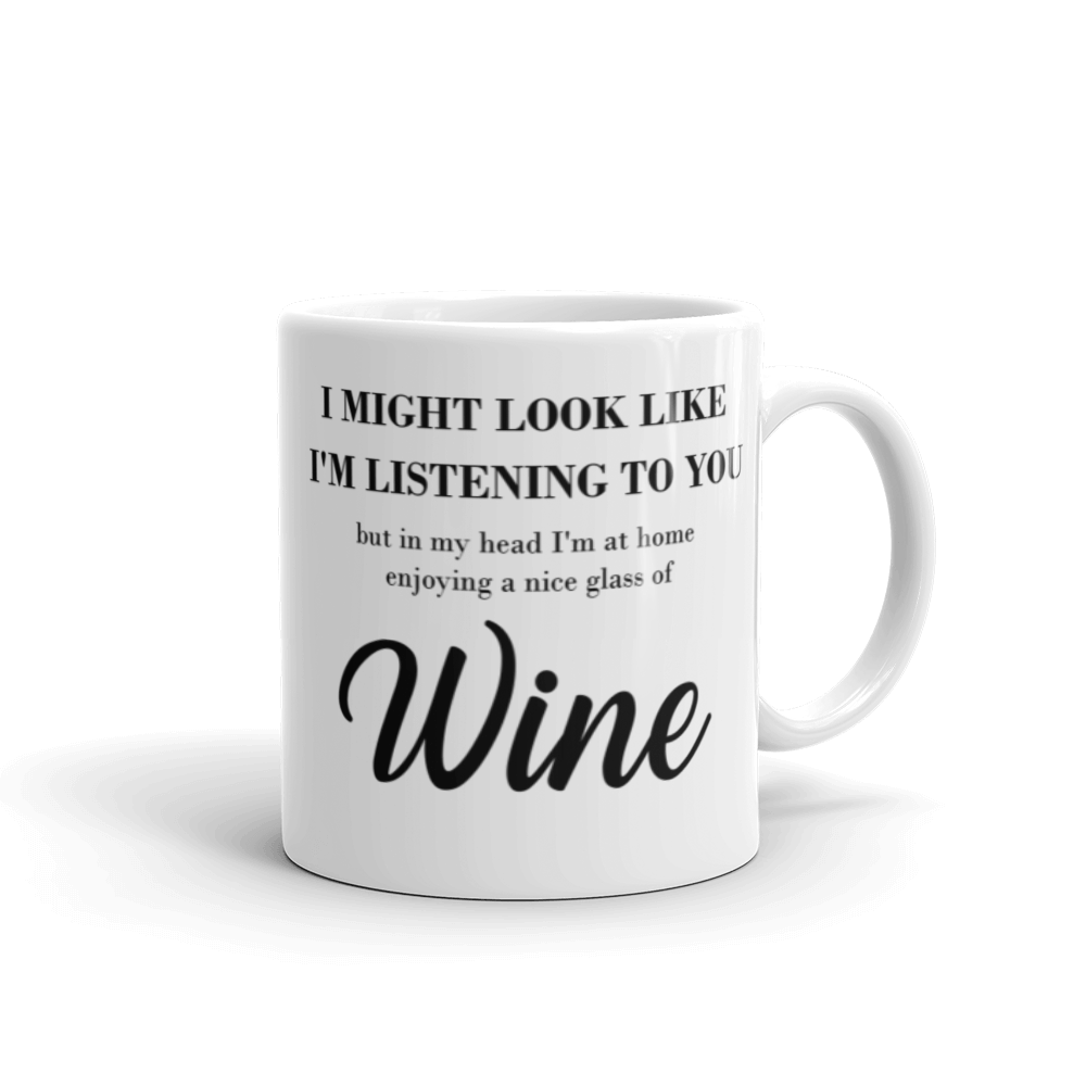 In Gedanken bei Wein - Tasse