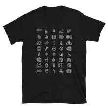 Laden Sie das Bild in den Galerie-Viewer, Wein Icons - T-Shirt Herren