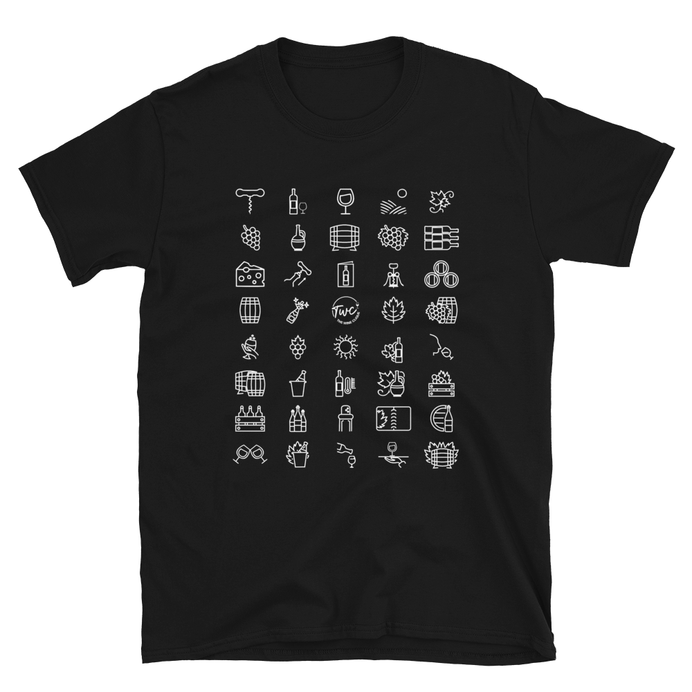 Wein Icons - T-Shirt Herren