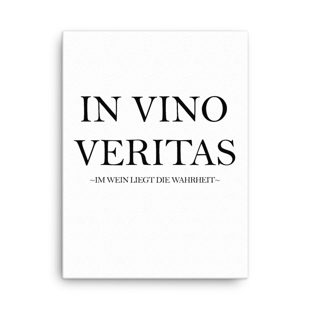 In vino veritas - Leinwand