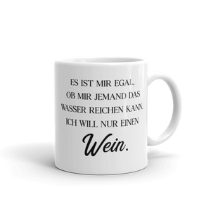 Wein statt Wasser reichen - Tasse