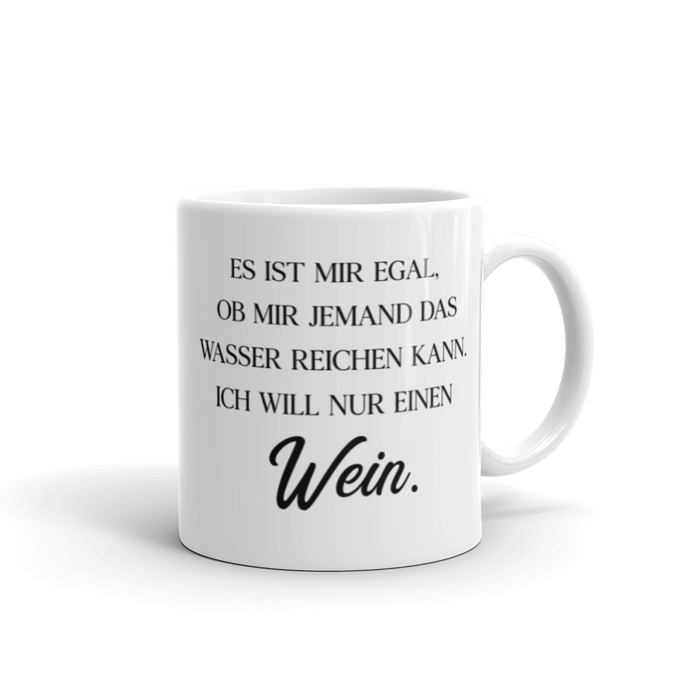 Wein statt Wasser reichen - Tasse