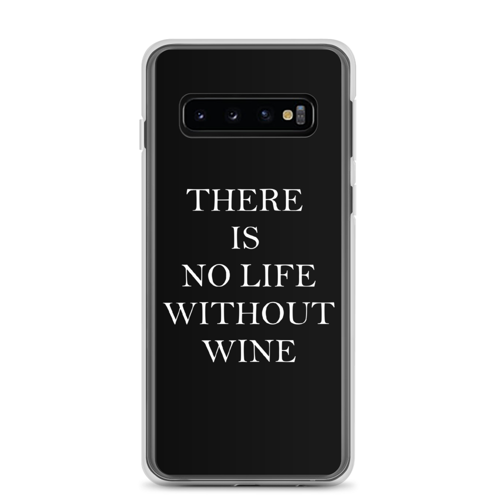 No life without wine - Samsung Handyhülle