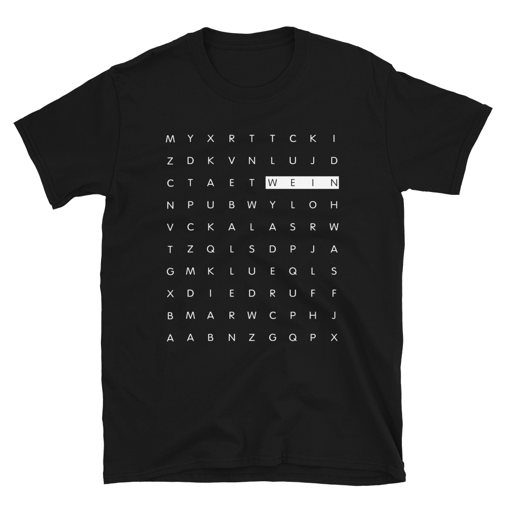 Lösungswort Wein - T-Shirt Damen