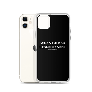 Wenn du das lesen kannst - iPhone Hülle
