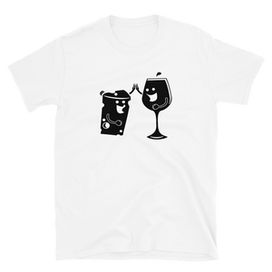 Wein- und Käseliebe - T-Shirt Damen