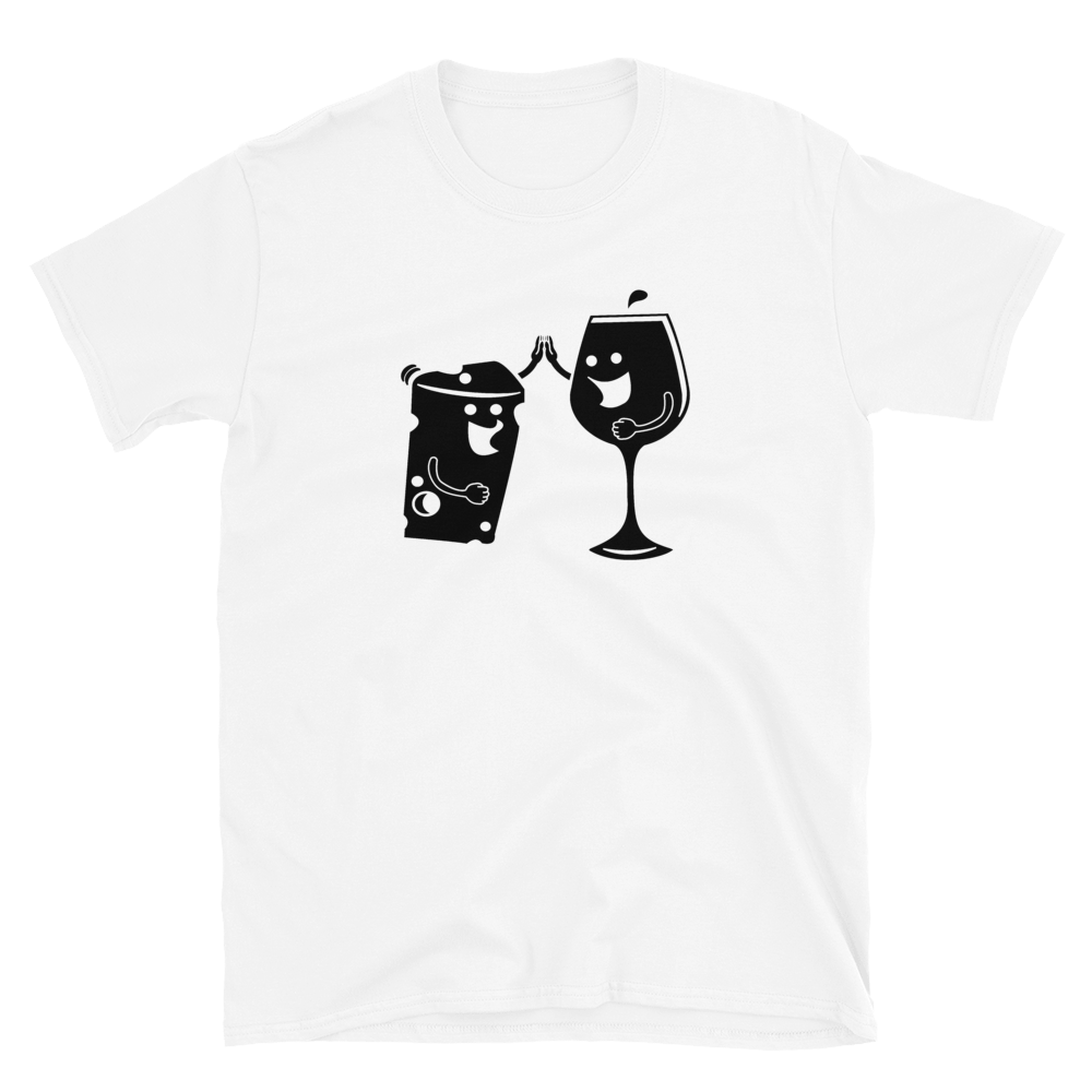 Wein- und Käseliebe - T-Shirt Damen