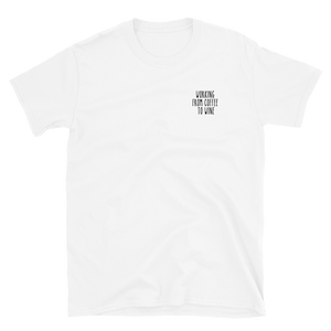 Working from coffee to wine - T-Shirt Damen