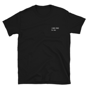 I need space for wine - T-Shirt Herren