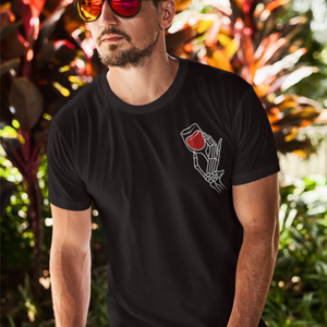 Wine drinking till I die - T-Shirt Herren