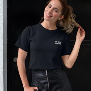 Save water drink wine - T-Shirt Damen