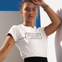 Laden Sie das Bild in den Galerie-Viewer, Warnung Weinkonsum - T-Shirt Damen